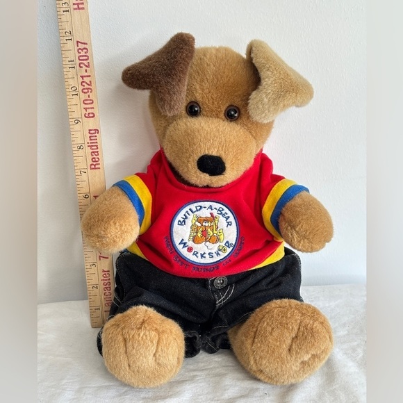 Build A Bear Workshop Retired Puppy Dog Baby Bearemy 12" Plush Stuffed Animal - Picture 11 of 11